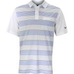 Callaway Men's Road Map Striped Golf Polo Short Sleeve Shirt - Bright White - Classic Fit