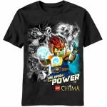 Lego Chima Boy's 100% Cotton Splash Of Wreck Black T Shirt - Black - 4