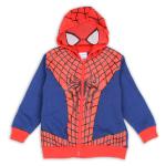 Marvel Spiderman Toddler Boy's Spiderman Suit Masked Hoodie - Blue - 2T