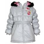 Hello Kitty Infant/Toddler Girl's HK031 Puffer Hooded Winter Jacket - Grey - 2T