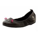 Jessica Simpson Girl's Monroe Fashion Ballet Flats Shoes - Black - 3   Little Kid