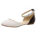 Nine West Girl's Fundew Two Tone Dress Flats Shoes - Black - 12.5 M US Little Kid