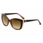 Roberto Cavalli Women's Mekbuda 888S 888/S Cat Eye Sunglasses - Brown - Lens 54 Bridge 17 Temple 135mm