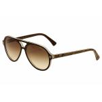 Velvet Eyewear Women's Ava V015 V/015 Retro Pilot Sunglasses - Brown - Lens 56 Bridge 15 Temple 135mm