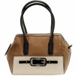 Guess Women's Jonsi VD438709 Frame Satchel Handbag - Brown