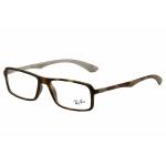 Ray Ban Tech Men's Eyeglasses RX8902 RX/8902 RayBan Full Rim Optical Frame - Brown - Lens 54 Bridge 17 Temple 145mm