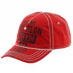 True Religion Men's Tour Cities Cotton Baseball Cap Hat (One Size Fits Mos - Red - One Size Fits Most