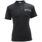 Calvin Klein Men's Short Sleeve Logo Cotton Polo Shirt - Black - Medium