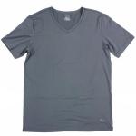 Buffalo By David Bitton Men's Col V Microfiber V Neck T Shirt - Grey - X Large