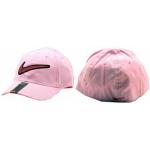 Nike Girl's Embroidered Nike Swoosh Logo Baseball Cap Sz 4/6X - Prism Pink - 4/6X