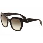 Prada Women's SPR16R SPR/16R Fashion Sunglasses - Black/Grey Gradient   1AB 0A7 - Lens 56 Bridge 19 Temple 135mm