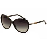 Burberry Women's BE4197 BE/4197 Fashion Sunglasses - Black - Medium Fit