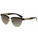 Versace Women's VE2169 VE/2169 Cat Eye Sunglasses - Black - Lens 56 Bridge 16 Temple 140mm