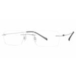 Charmant Men's Eyeglasses TI8333E TI/8333E Titanium Rimless Optical Frame - White - Lens 49 Bridge 19 Temple 140mm
