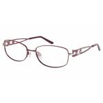 Charmant Women's Eyeglasses TI12132 TI/12132 Titanium Full Rim Optical Frame - Red - Lens 53 Bridge 16 Temple 135mm