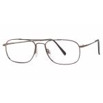 Aristar by Charmant Men's Eyeglasses AR6021 AR/6021 Full Rim Optical Frame - Brown   035 - Lens 55 Bridge 16 Temple 145mm
