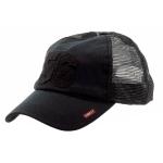 Kurtz Men's Tanner Adjustable Trucker Baseball Hat (One Size Fits Most) - Black - One Size
