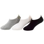 Stride Rite Little/Big Girl's 3 Pairs Assorted Neutral Solid Liner Socks - White - Sock Sz: 7 8.5 Fits Shoe 10 13 (Little Kid)