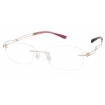 Charmant Line Art Women's Eyeglasses XL2050 XL/2050 Rimless Optical Frame - Gold - Lens 51 Bridge 17 Temple 135mm