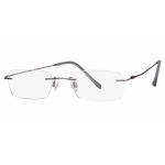 Charmant Men's Eyeglasses TI8333E TI/8333E Titanium Rimless Optical Frame - Brown - Lens 51 Bridge 19 Temple 145mm
