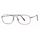Aristar by Charmant Men's Eyeglasses AR6021 AR/6021 Full Rim Optical Frame - Brown   035 - Lens 57 Bridge 16 Temple 145mm