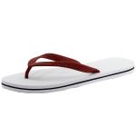 Lacoste Women's Ancelle Slide 116 Fashion Flip Flop Sandals Shoes - White/Dark Red - 6