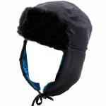 Scala Collezione Women's Quilted Trooper Hat - Black/Turquoise - One Size Fits Most