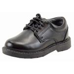 School Issue Boy's Scholar Fashion Oxford School Uniform Shoes - Black - 13 Wide   Little Kid