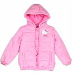 Hello Kitty Toddler Girl's Shimmer Puffer Hooded Winter Jacket - Pink - 2T