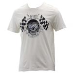 Buffalo By David Bitton Men's Nitu Graphic Cotton Short Sleeve T Shirt - White - Small