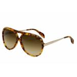 Alexander McQueen AMQ4240/S 4240S Fashion Pilot Sunglasses - Brown - Lens 61 Bridge 14 Temple 135mm