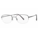 Charmant Men's Eyeglasses TI8166 TI/8166 Half Rim Optical Frames - Grey - Lens 53 Bridge 20 Temple 140