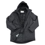 Champion Men's Technical Herringbone Coaches Removable Hood Jacket - Granite Heather - Large