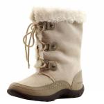Nine West Girl's Daphne Fashion Winter Boots Shoes - White - 1.5   Little Kid