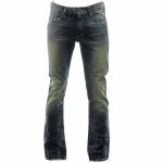 Buffalo By David Bitton Men's Six Basic Slim Straight Jeans - Indigo Vintage & Worn - W 38 L 32