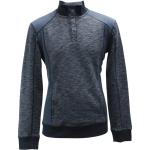 Calvin Klein Men's Cross Dye French Terry Mock Neck Long Sleeve Sweater - Blue - Large