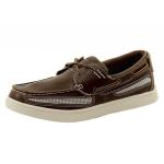Hang Ten Men's Coronado Lace Up Boat Loafers Shoes - Brown - 9.5 D(M) US