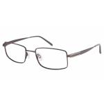 Charmant Men's Eyeglasses TI11428 TI/11428 Titanium Full Rim Optical Frame - Gray   GR - Lens 54 Bridge 19 Temple 140mm