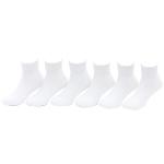 Jefferies Toddler/Little/Big Kid 6 Pairs Seamless Quarter Half Cushion Socks - White - 5 6.5 Fits Shoe 4 8.5 (Toddler)