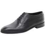 Hugo Boss Men's Dressapp Lace Up Leather Oxfords Shoes - Black - 8.5 D(M) US