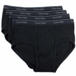 Calvin Klein Men's 4 Pc Classic Cotton Briefs Underwear - Black - X Large