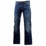 Buffalo By David Bitton Men's Driven X Basic Straight Stretch Jeans - Indigo Naturally Sanded & Scratch - 30W x 30L