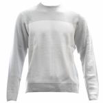 Calvin Klein Men's Dr Refined Logo Crew Neck Sweater - Grey - Large