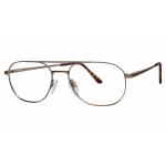 Aristar by Charmant Men's Eyeglasses AR6714 AR/6714 Full Rim Optical Frame - Light Brown   073 - Lens 56 Bridge 17 Temple 145mm