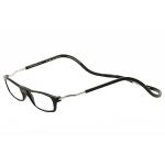 Clic Reader Eyeglasses Original XXL Expandable Magnetic Reading Glasses Frame - Black - Adjustable