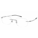 Charmant Eyeglasses TI8600 TI/8600 Titanium Rimless Chassis Optical Frame - Light Gray   LG - Lens 00 Bridge 19 Temple 140mm