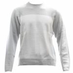 Calvin Klein Men's Dr Refined Logo Crew Neck Sweater - Grey - Extra Large
