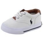 Polo Ralph Lauren Toddler/Little/Big Boy's Vaughn II Sneakers Shoes - White - 2 M US Little Kid