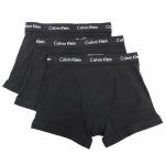 Calvin Klein Men's 3 Pc Classic Fit Stretch Trunks Underwear - Black - X Large