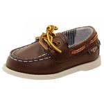 OshKosh B'gosh Boy's Alex Lace Up Boat Loafers Shoes - Brown - 9 M US Toddler